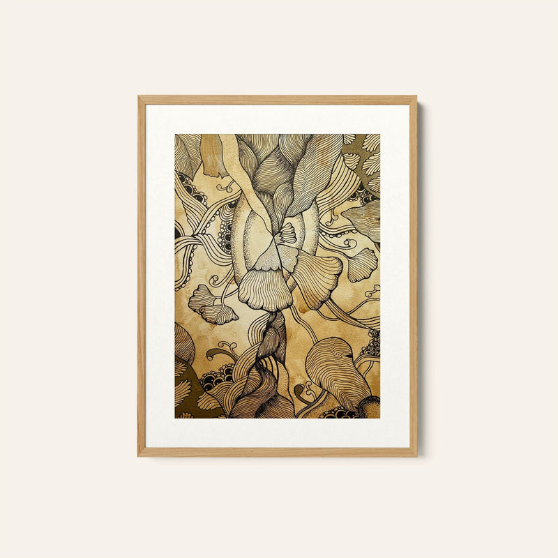 Wonder Beneath the Waters, Wall Art Print, Framed Art, Modern Art