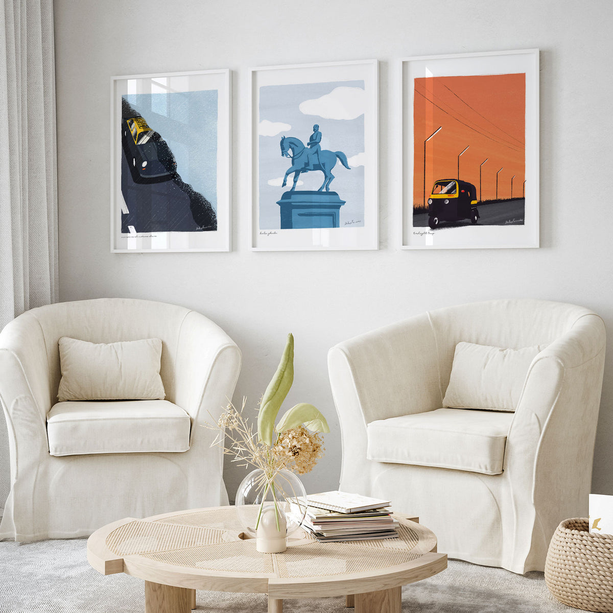 Bombay Postcard Series, Mumbai Posters, Set of 3