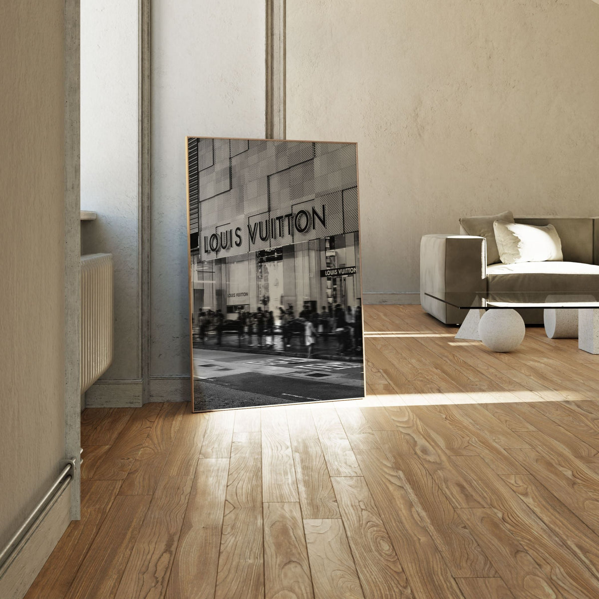 Louis Vitton, Black and white Painting