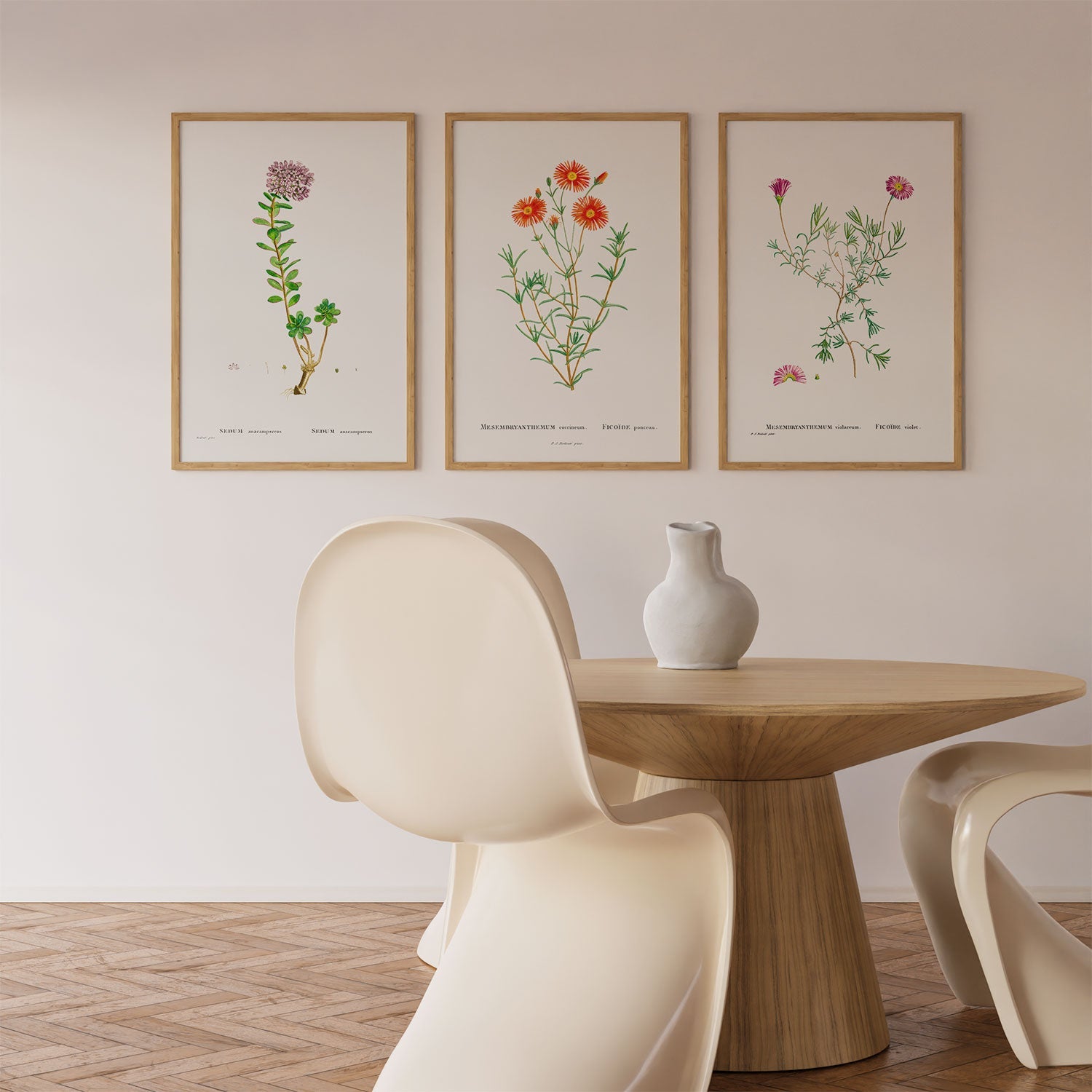 Buy Botanical Art Set Set of Three Paintings Online at Best Price ...