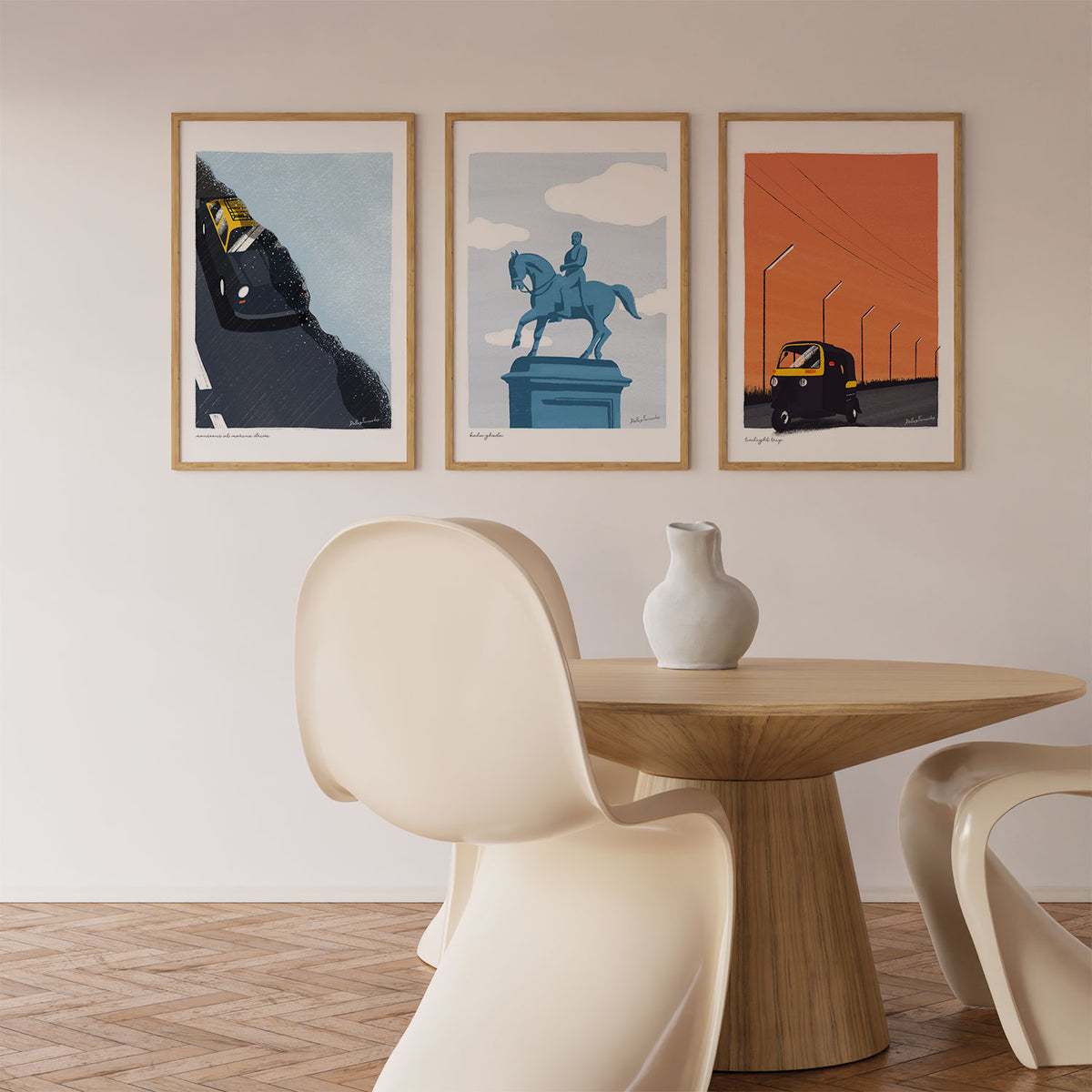 Bombay Postcard Series, Mumbai Posters, Set of 3