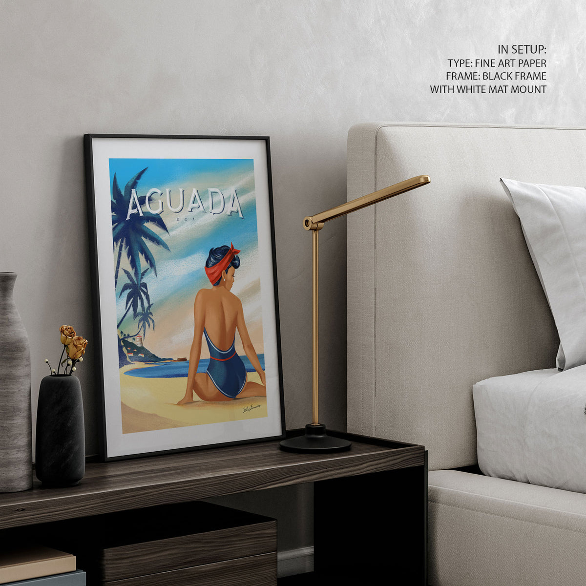 AGUADA Goa I, Goa Poster, Travel Poster