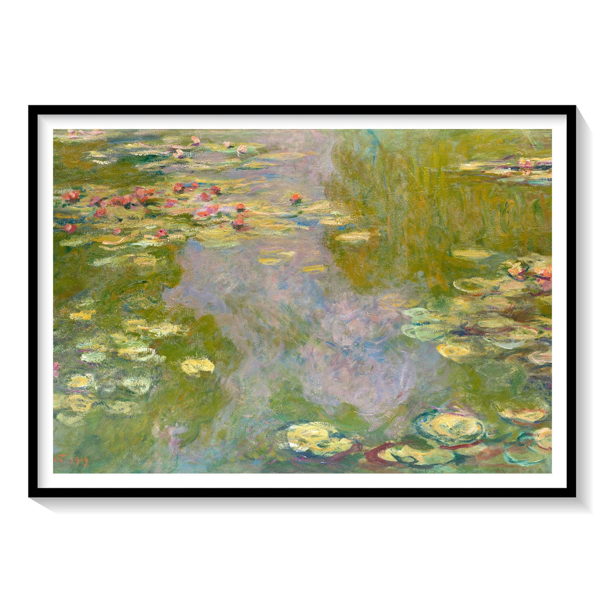 Water Lilies Painting & Wall Art Print by Claude Monet - Dessine Art