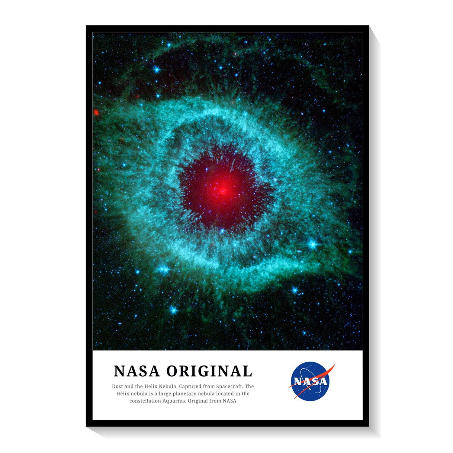 Frame Nasa Helix Nebula, NASA Art Posters – Dessine Art