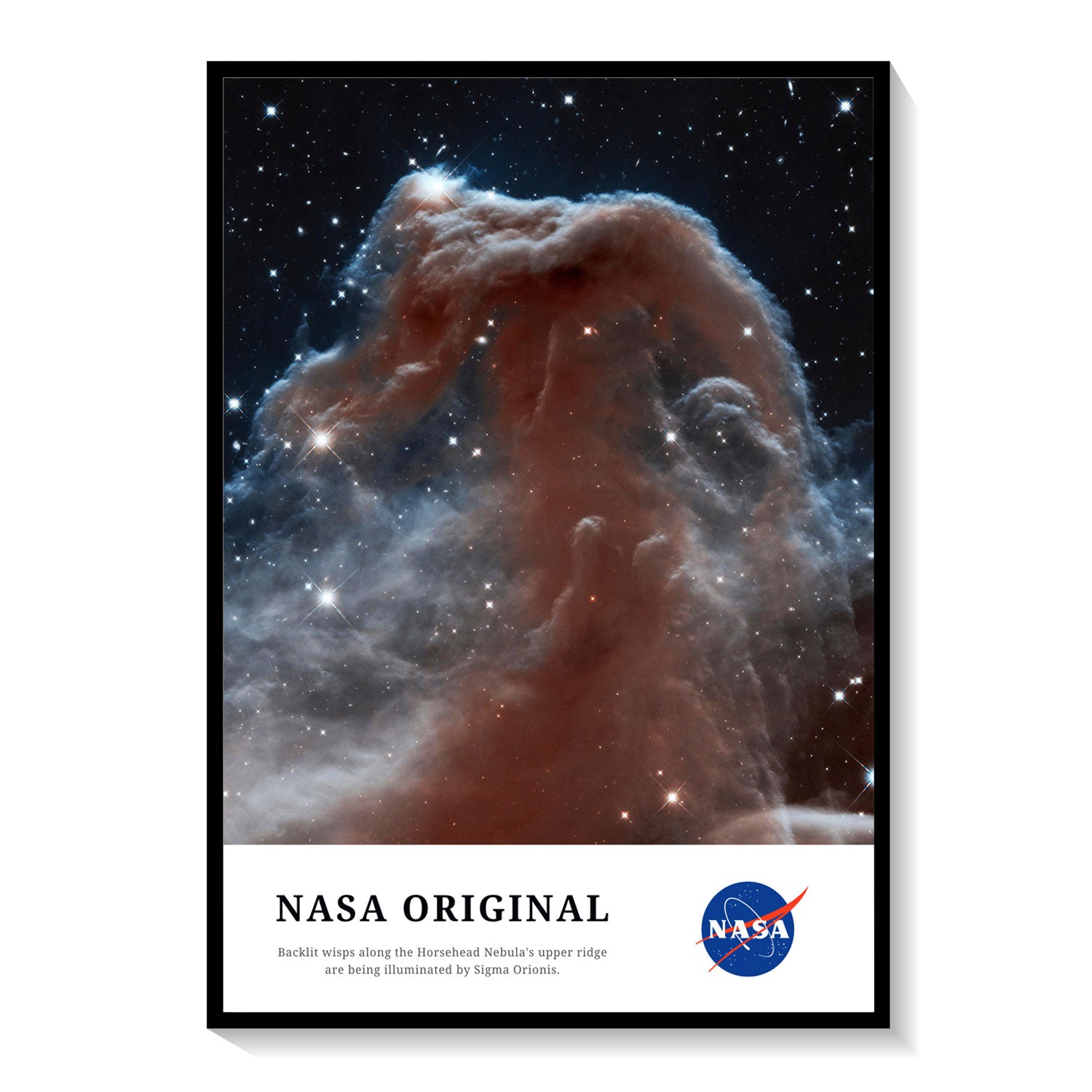 Frame Nasa Horsehead, NASA Art Posters – Dessine Art