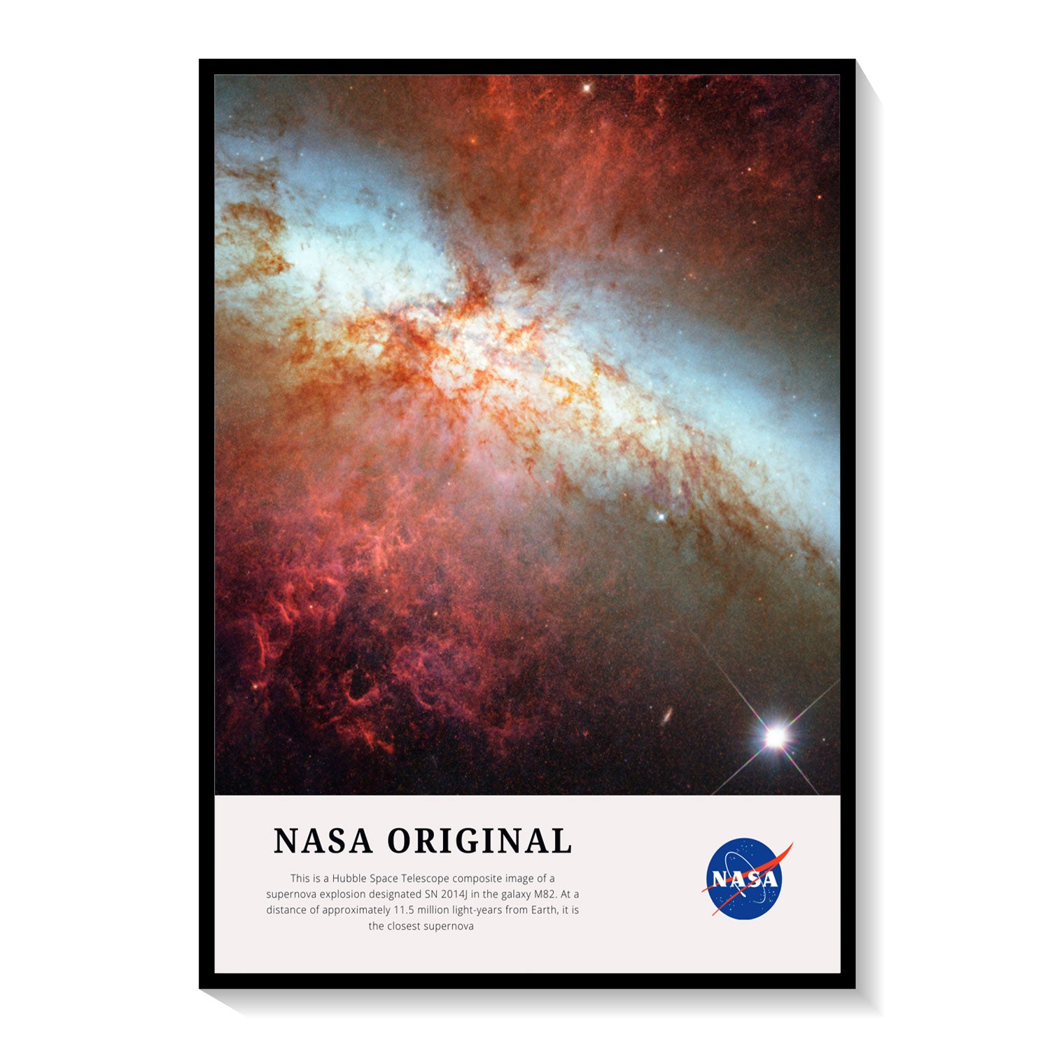 Frame Nasa Hubble Space, NASA Art Posters – Dessine Art