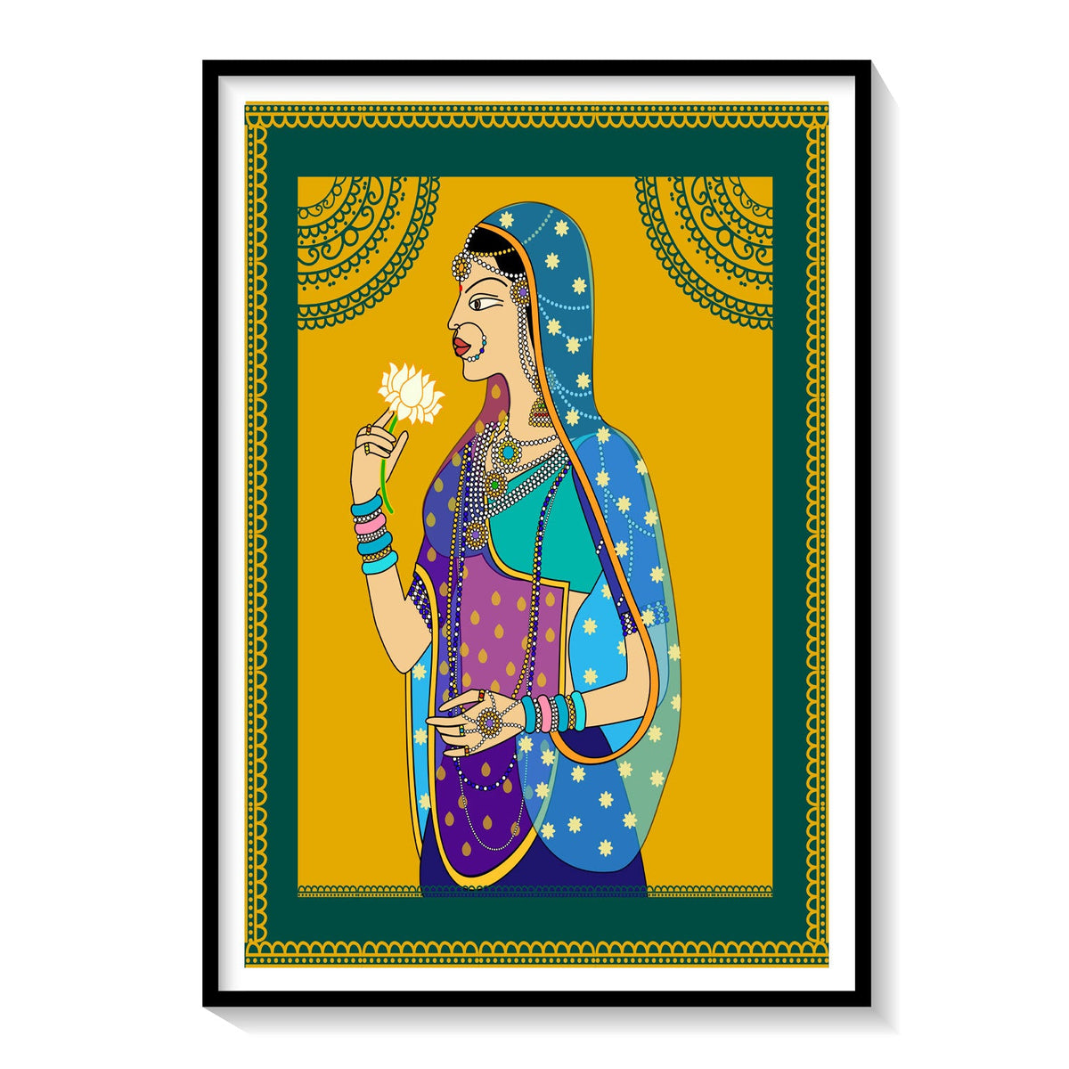 Jk Rajput Rajput Queen Paintings