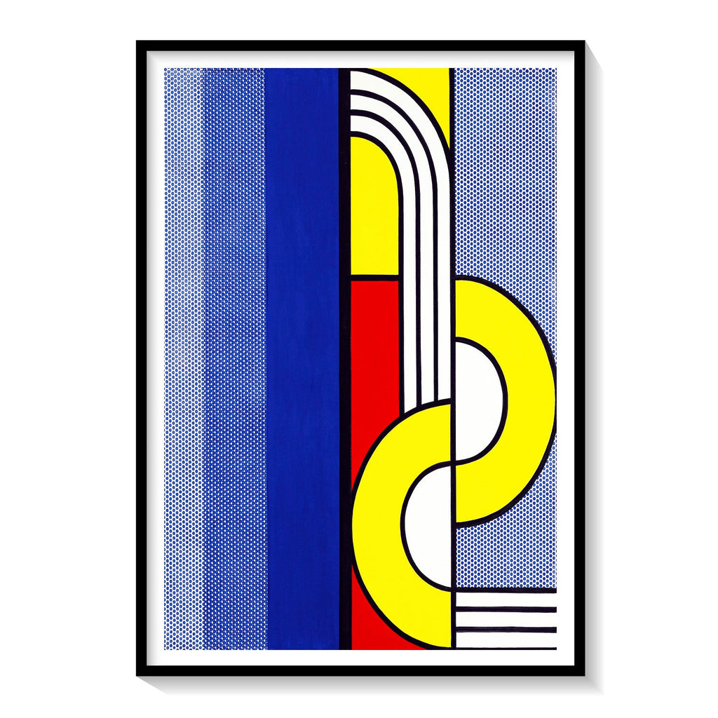 Buy Modern Artwork with yellow interweave Pop Art Painting Online India ...