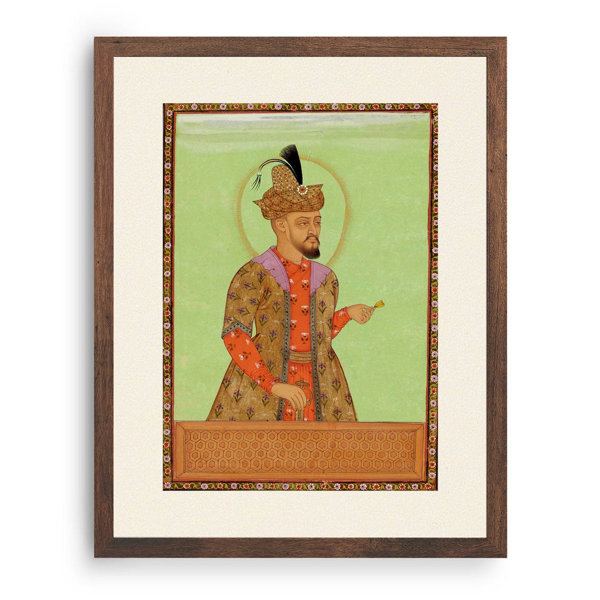 Portrait of Humayun son of babur: Buy Mughal Miniature Paintings ...