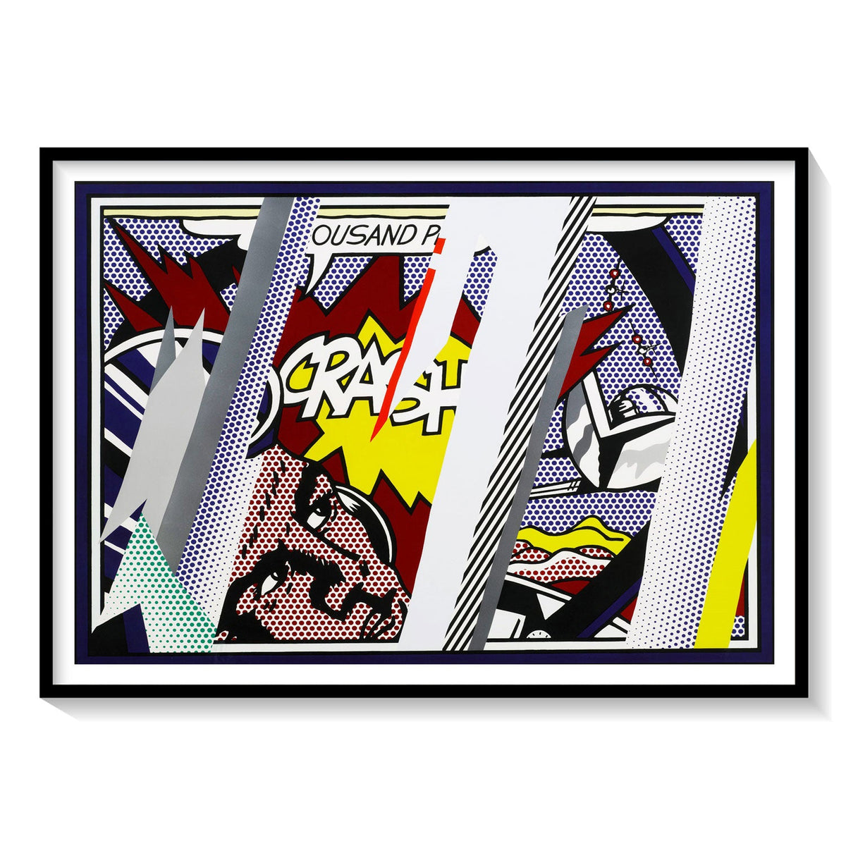 Buy Reflections on crash Pop Art Painting & Art Print Online India at ...