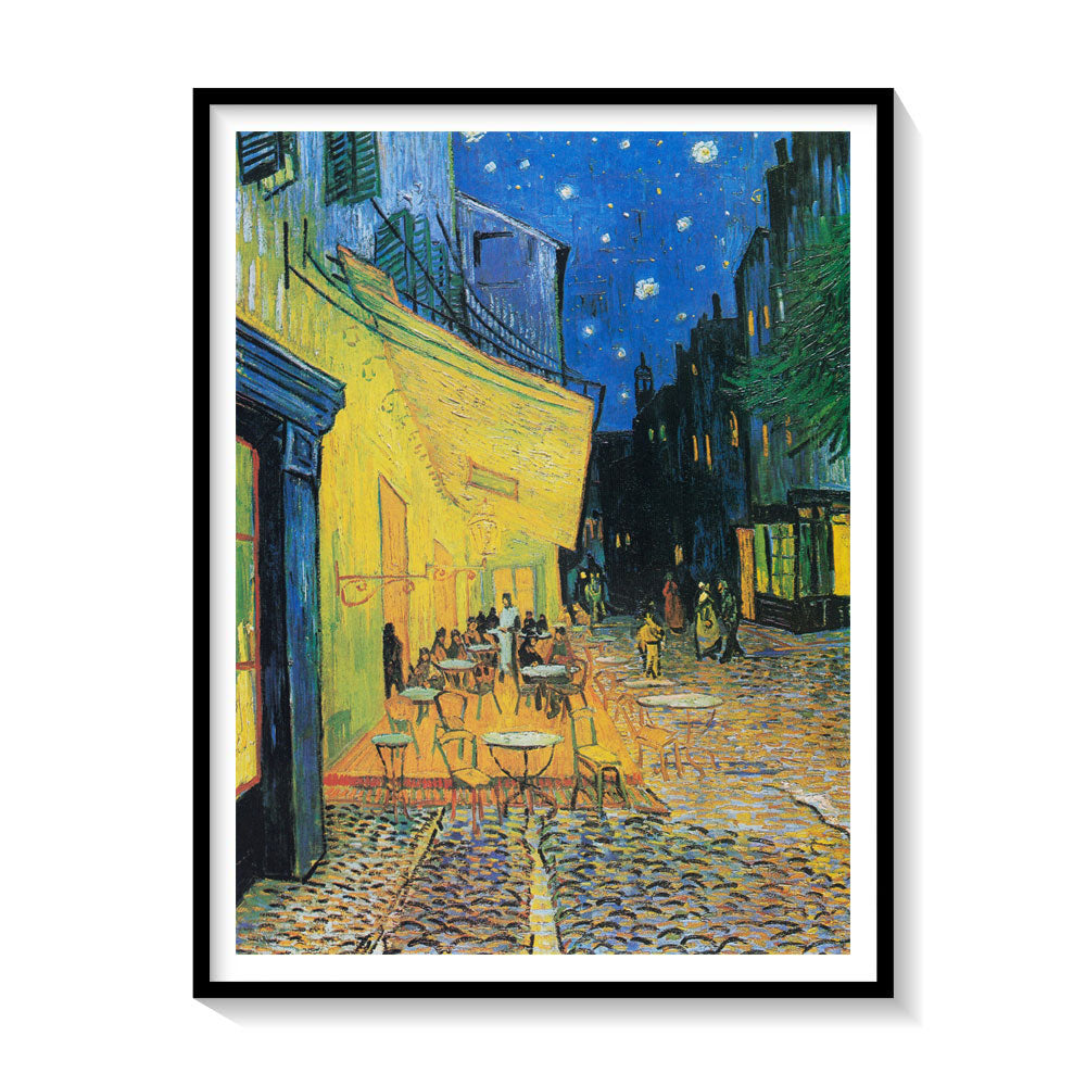 Cafe Terrace Painting & Wall Art Print by Van Gogh - Dessine Art