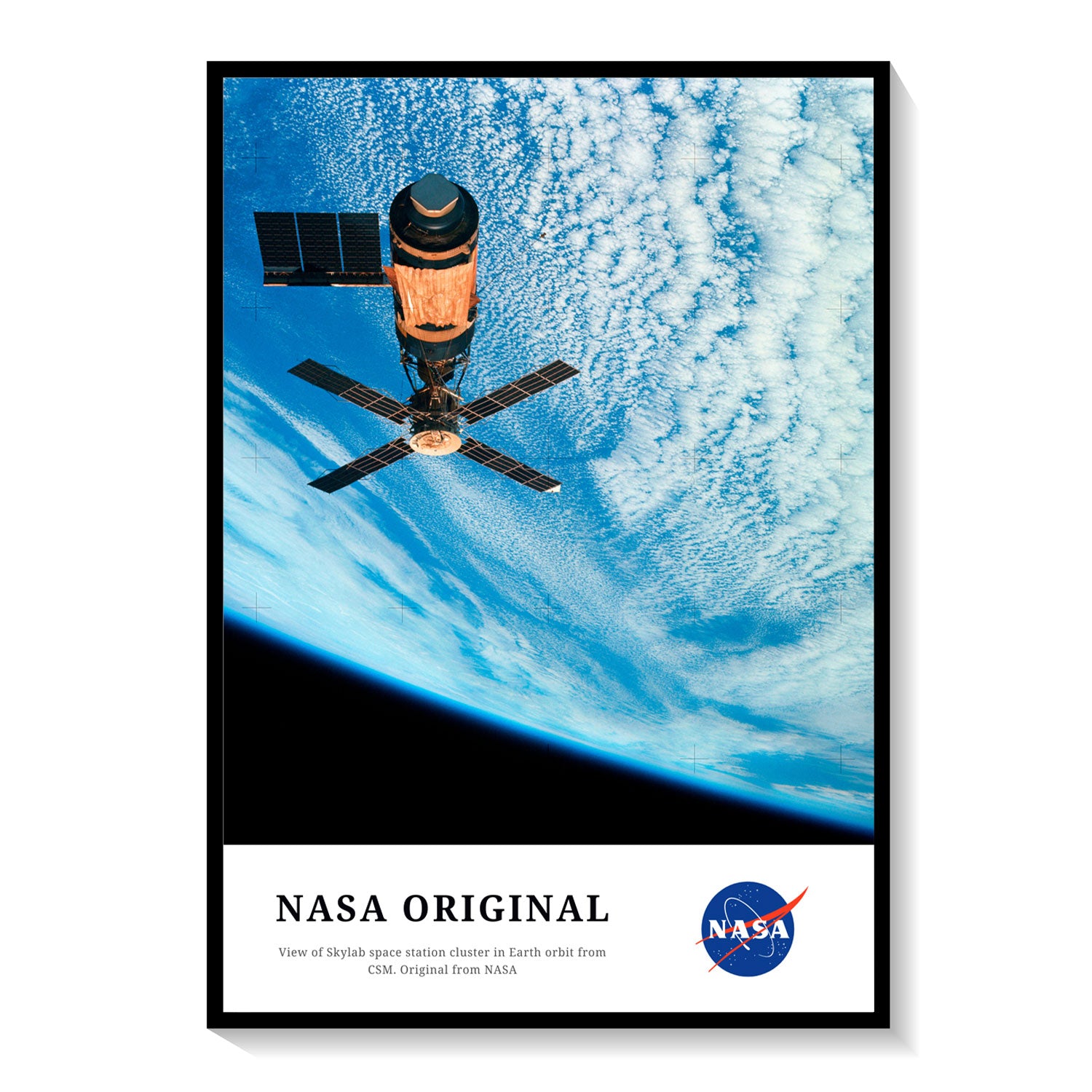 Frame Nasa View of Skylab space station, NASA Art Posters – Dessine Art
