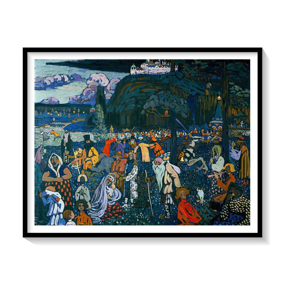 Colorful Life Painting & Wall Art Print by Wassily Kandinsky - Dessine Art
