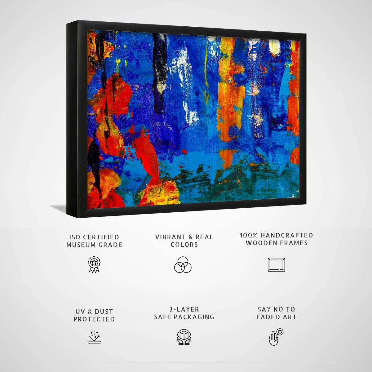 Abstract Art Palette Canvas Painting