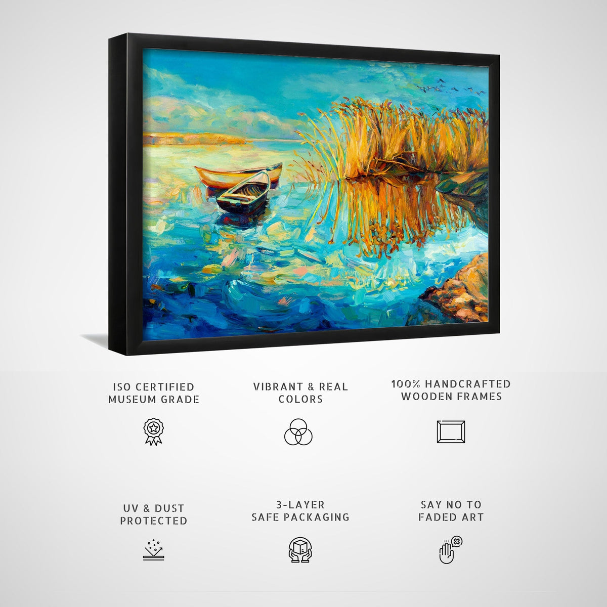 Beautiful Lake Canvas Painting