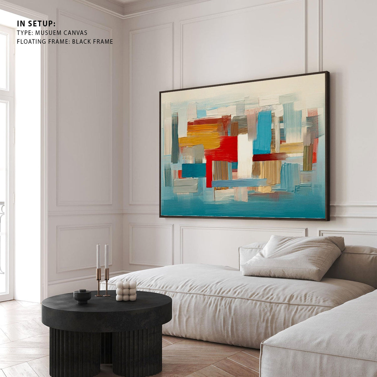Textured paint strokes , Big Canvas Paintings