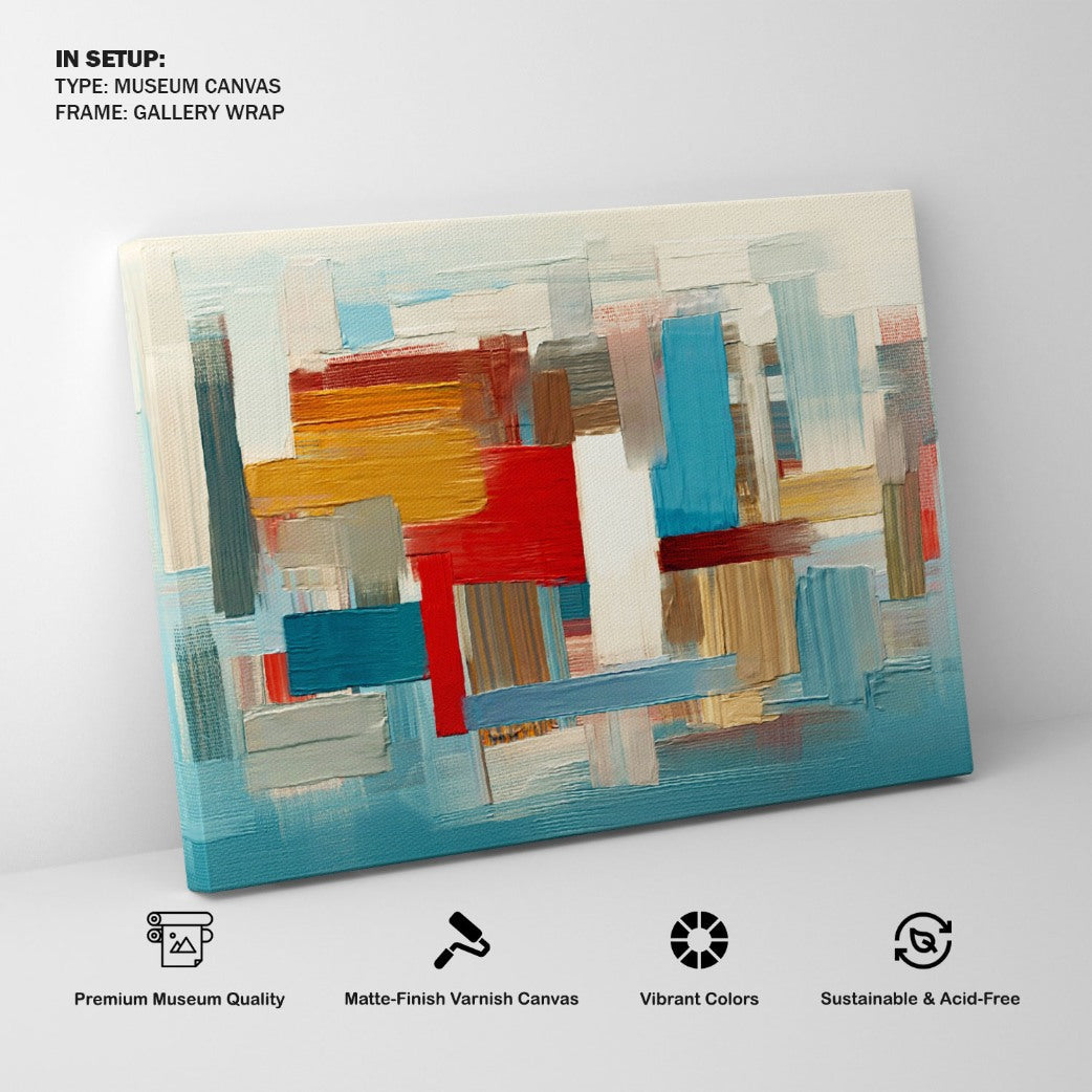 Textured paint strokes , Big Canvas Paintings