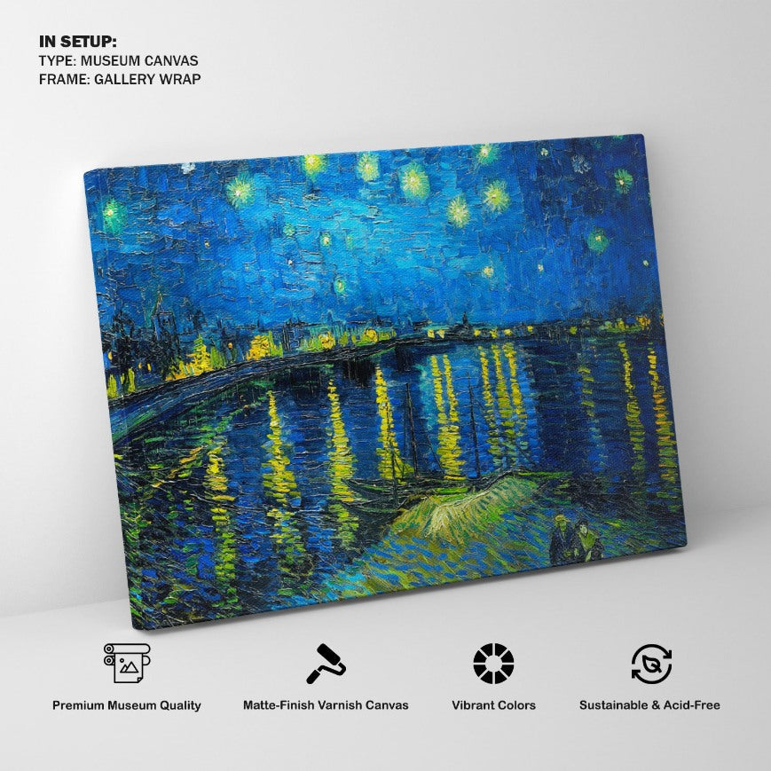thumbnail image 2 of Art Plates - Van Gogh: Starry Night Metal Decorative Metal 2 of 11