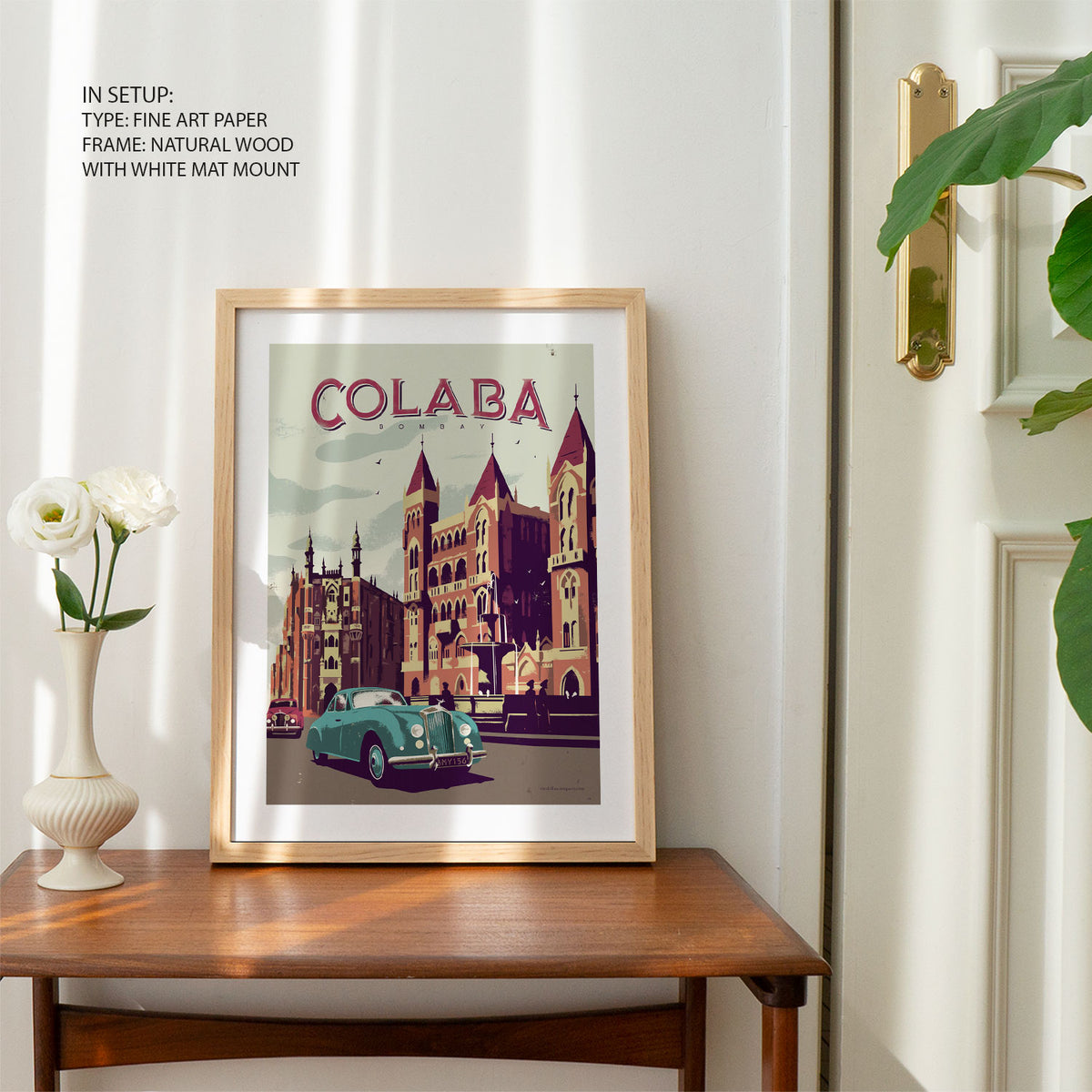 Colaba - Early 20th Century, Bombay Poster, Mumbai Poster