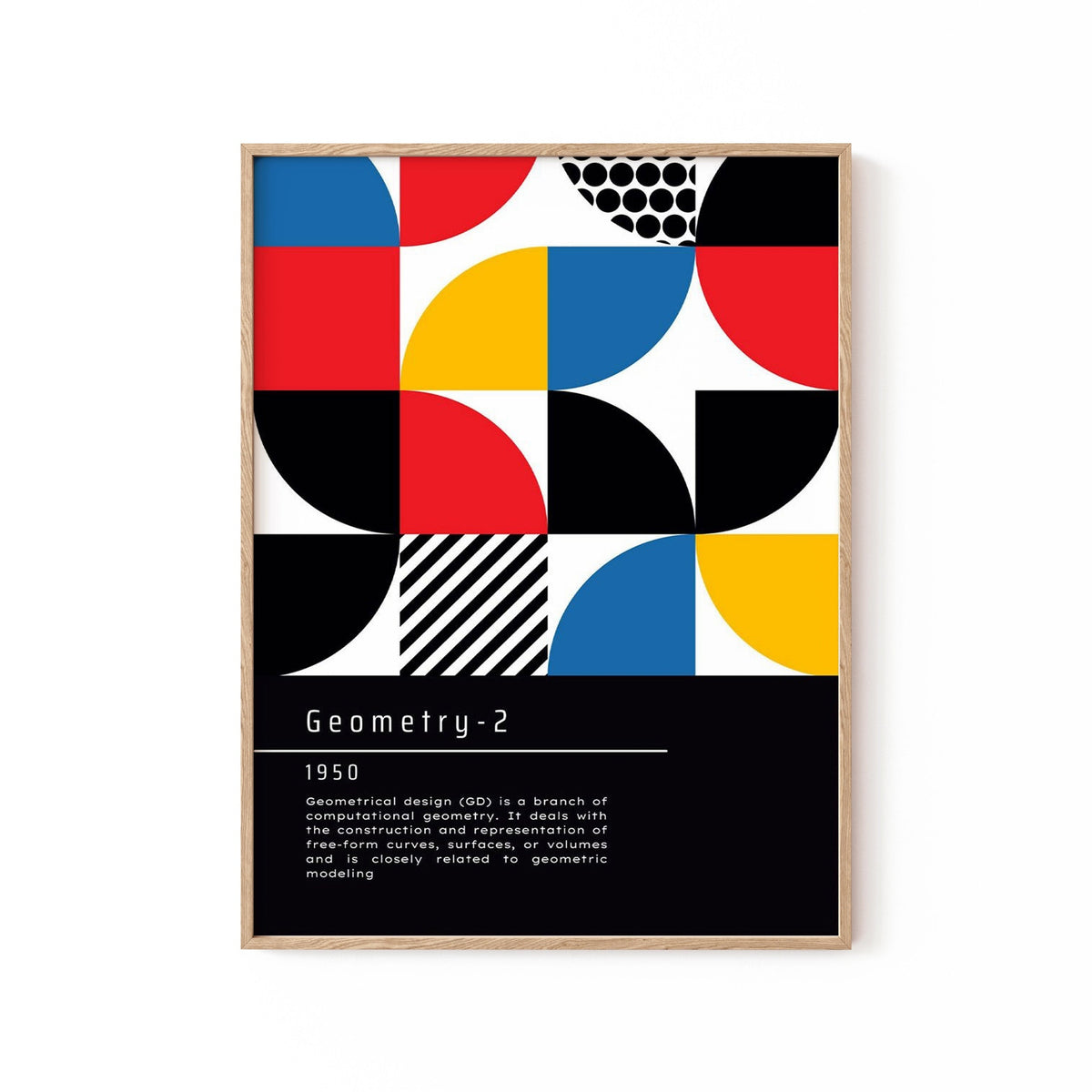 Geometry 2 Black: Buy Minimalist Geometric Art Paintings – Dessine Art