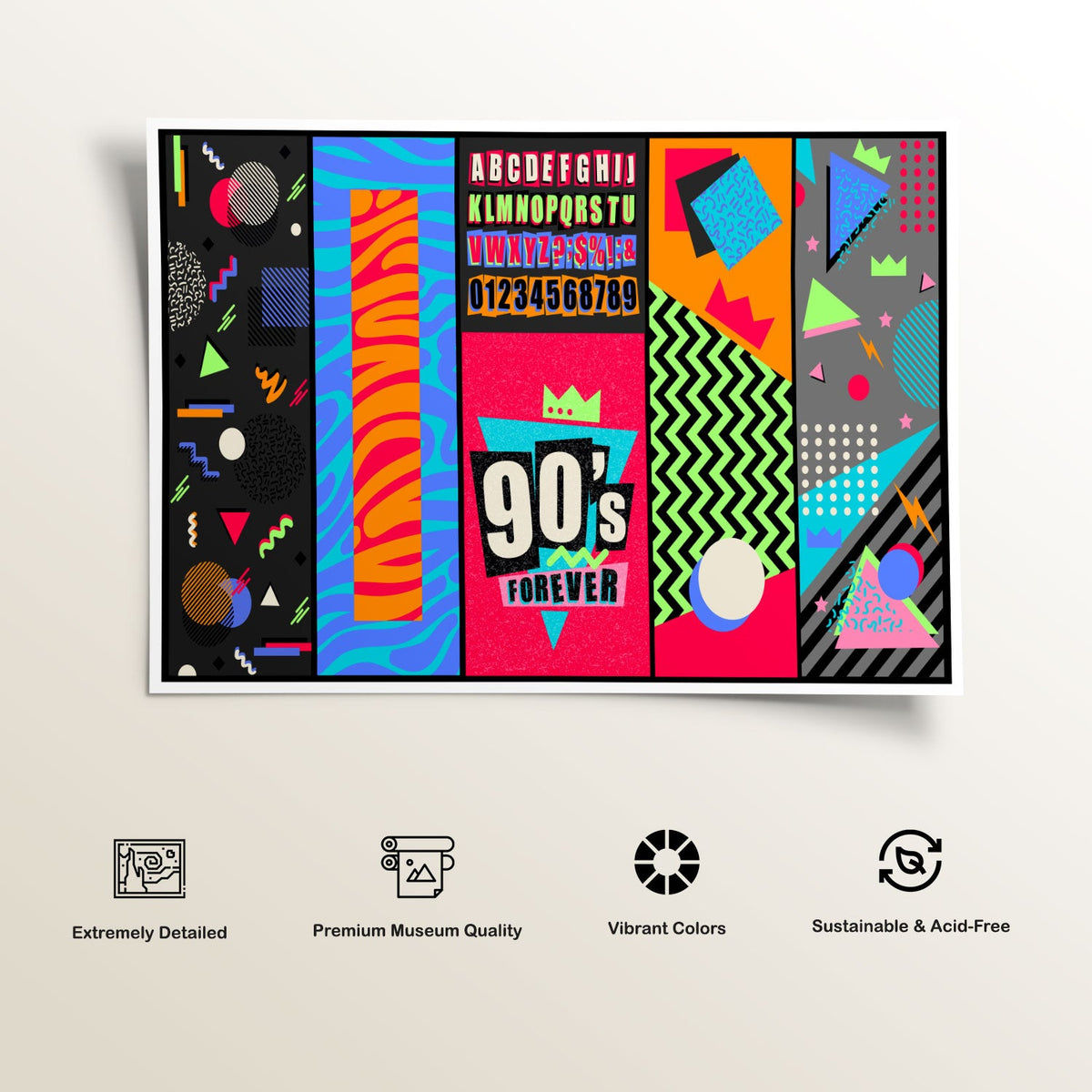 90s world I Pop Art Painting