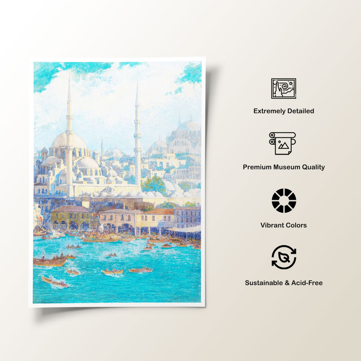 A View of Istanbul, Turkish Art Painting