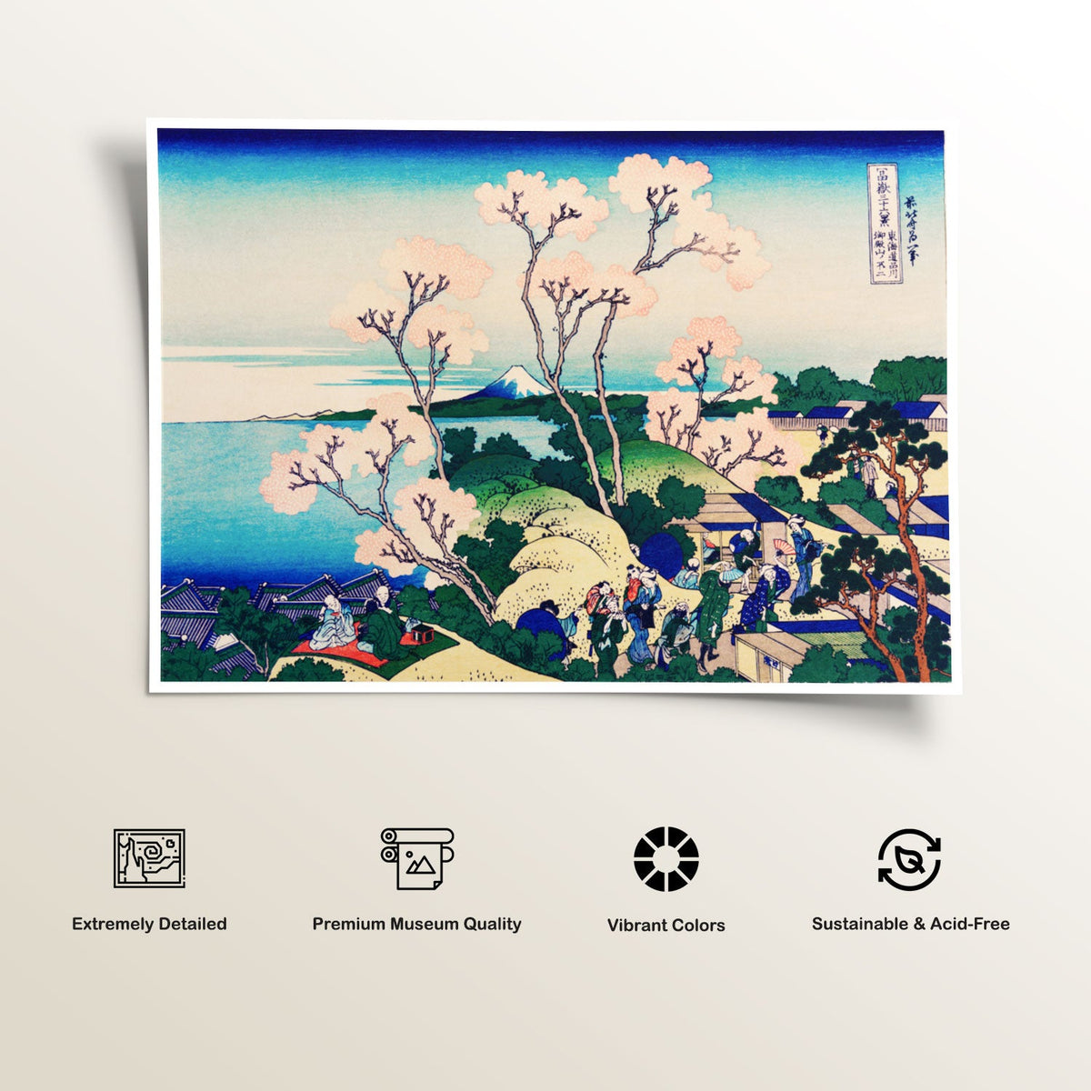 Goten-Yama Hill Shinagawa on the Tokaido, Japanese Art Painting