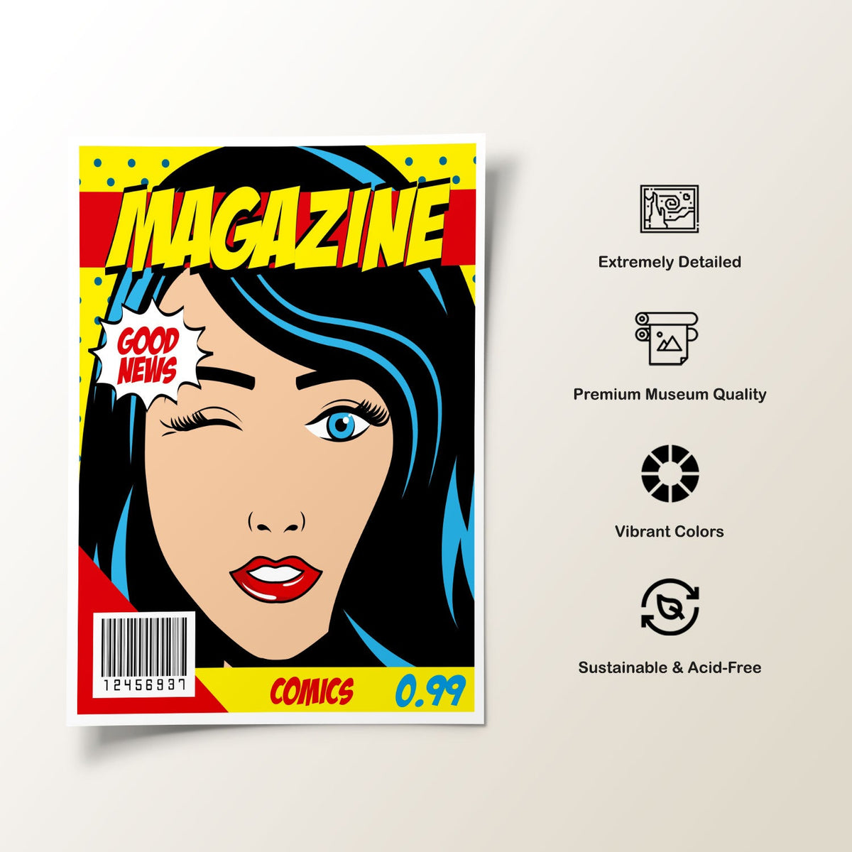 Magazine Pop Art Painting