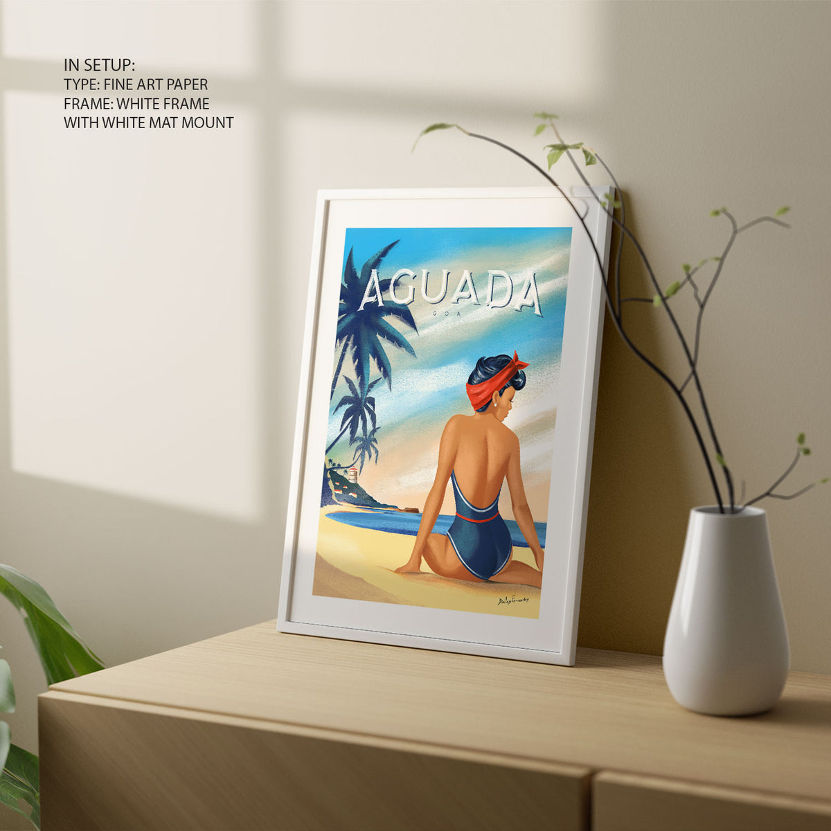 AGUADA Goa I, Goa Poster, Travel Poster