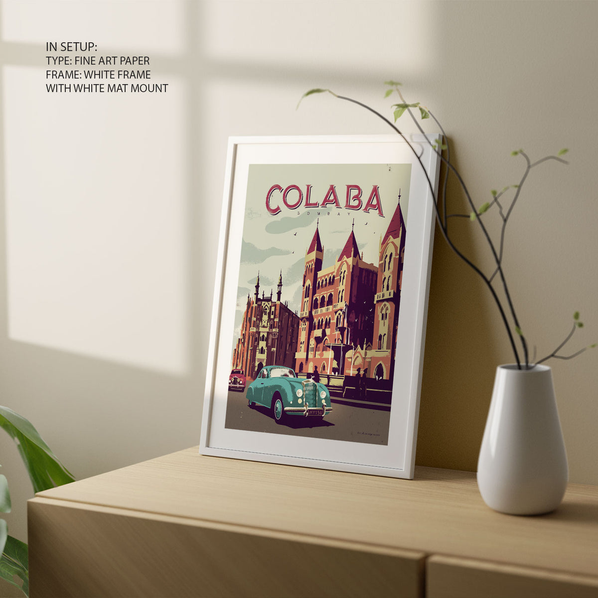 Colaba - Early 20th Century, Bombay Poster, Mumbai Poster