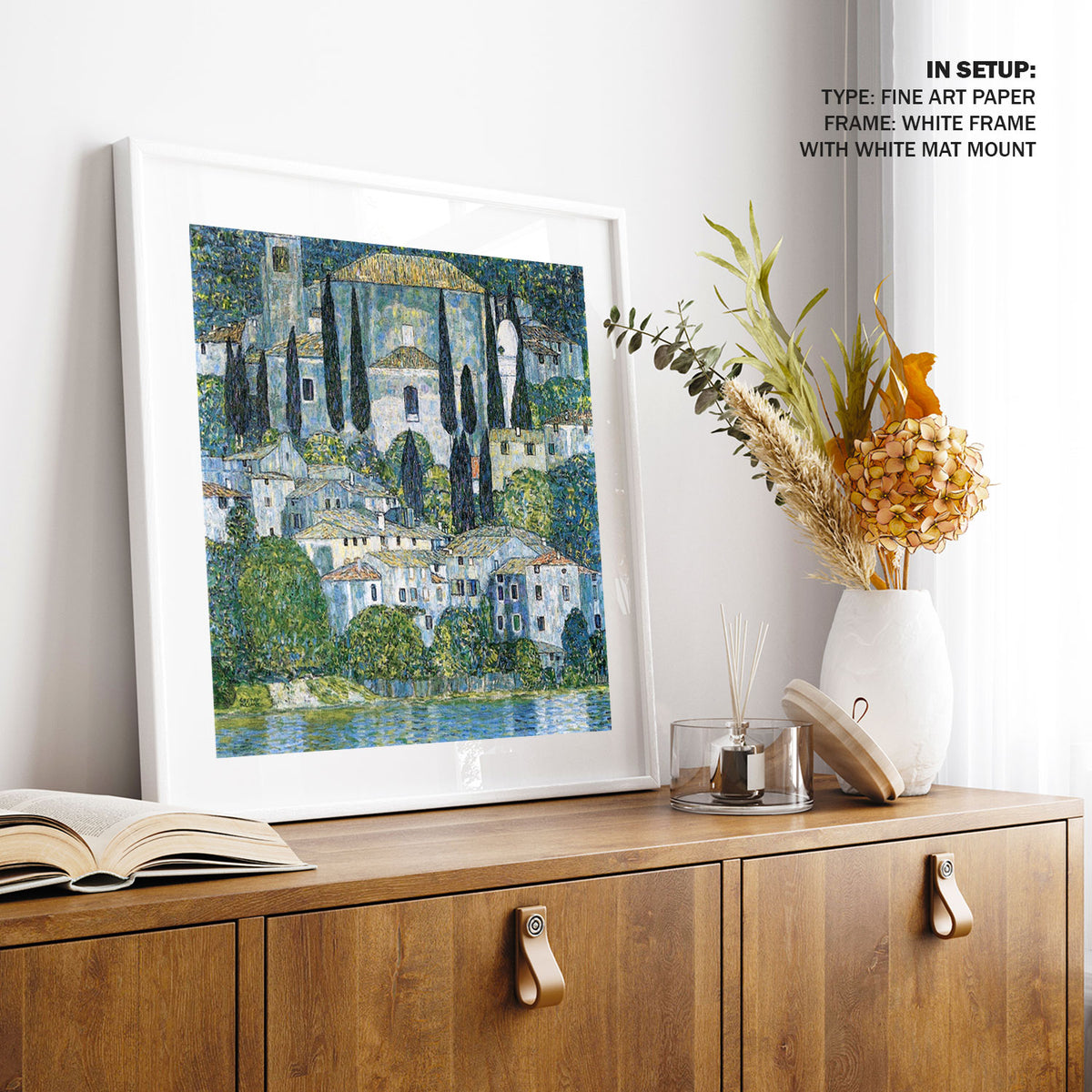 Kirche in Cassone, Gustav Klimt Painting
