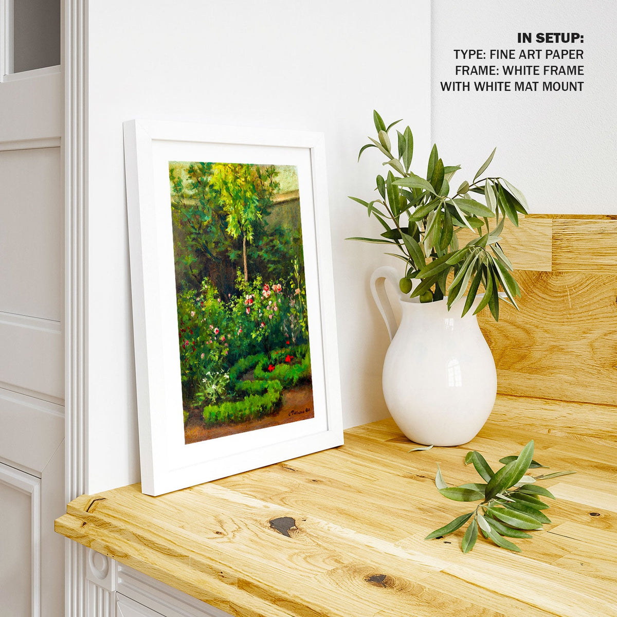 A Rose Garden, Botanical Flower Paintings