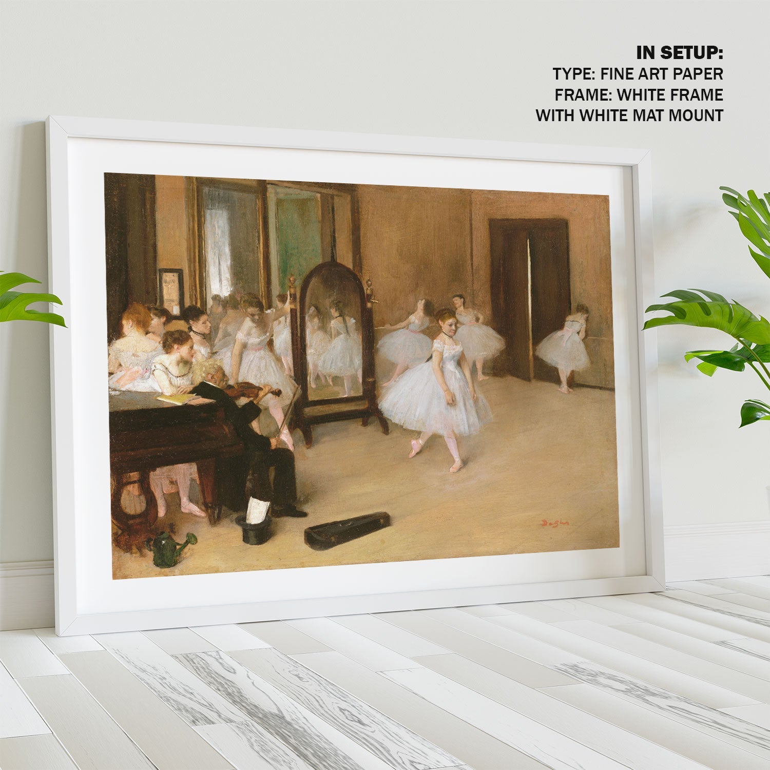 The Dancing Class Painting & Wall Art Print by Edgar Degas