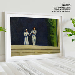 Two Comedians Painting Wall Art Print by Edward Hopper Dessine Art