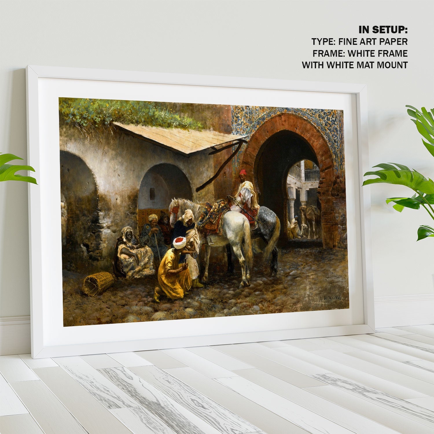A Moorish Blacksmith Painting & Wall Art Print by Edwin Lord Weeks ...