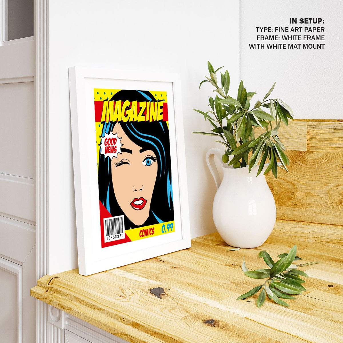 Magazine Pop Art Painting