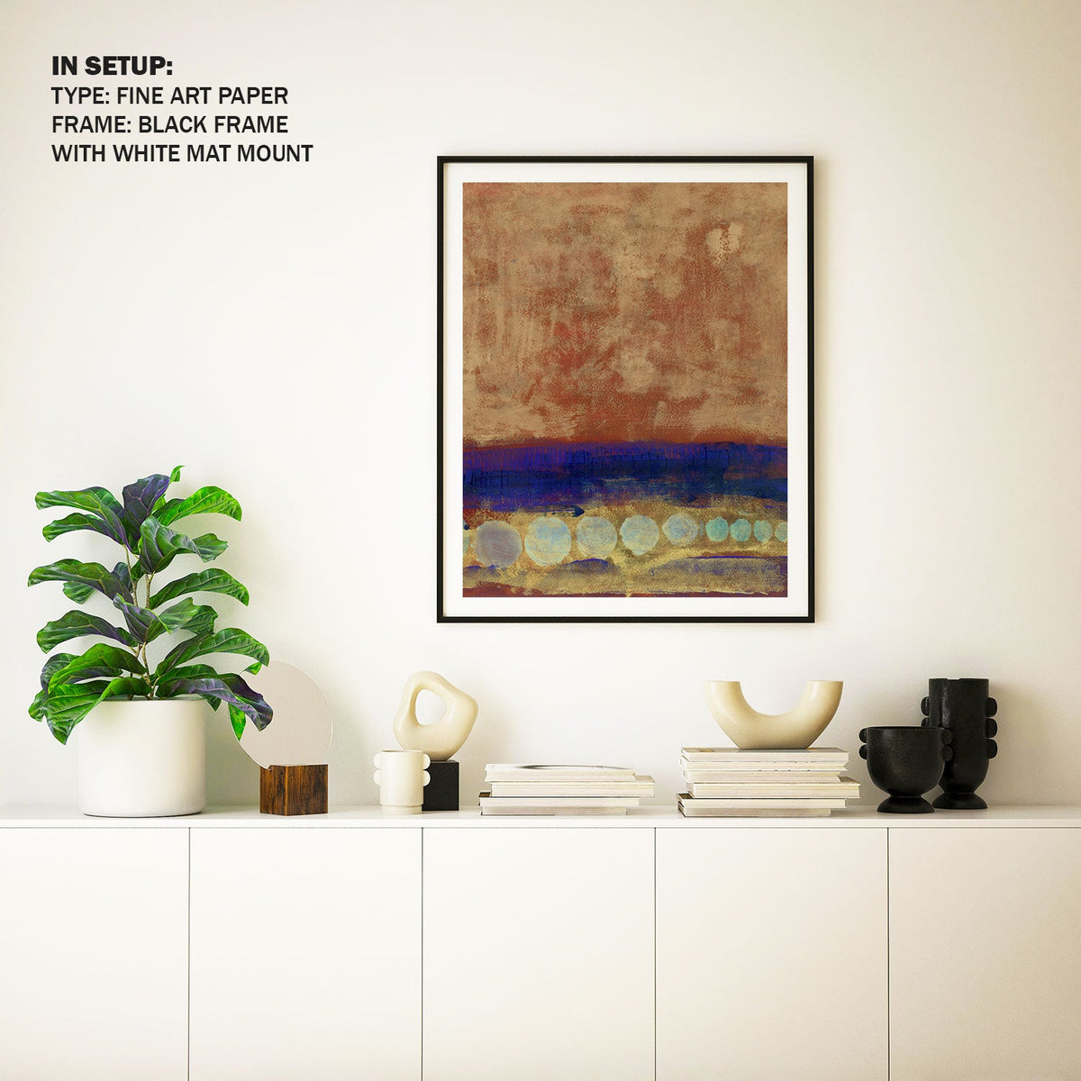 Abstract Brown Painting