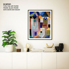 Buy Colorful Architecture by Paul Klee Abstract Painting Online
