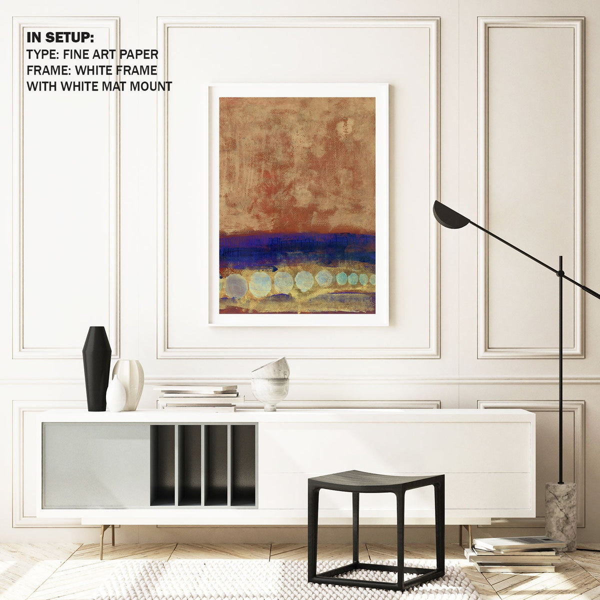 Abstract Brown Painting
