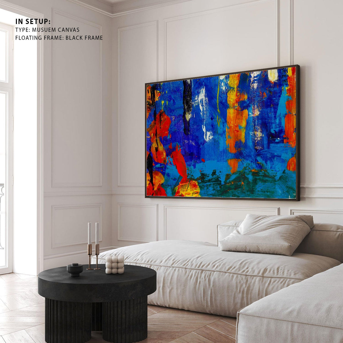 Abstract Art Palette Canvas Painting