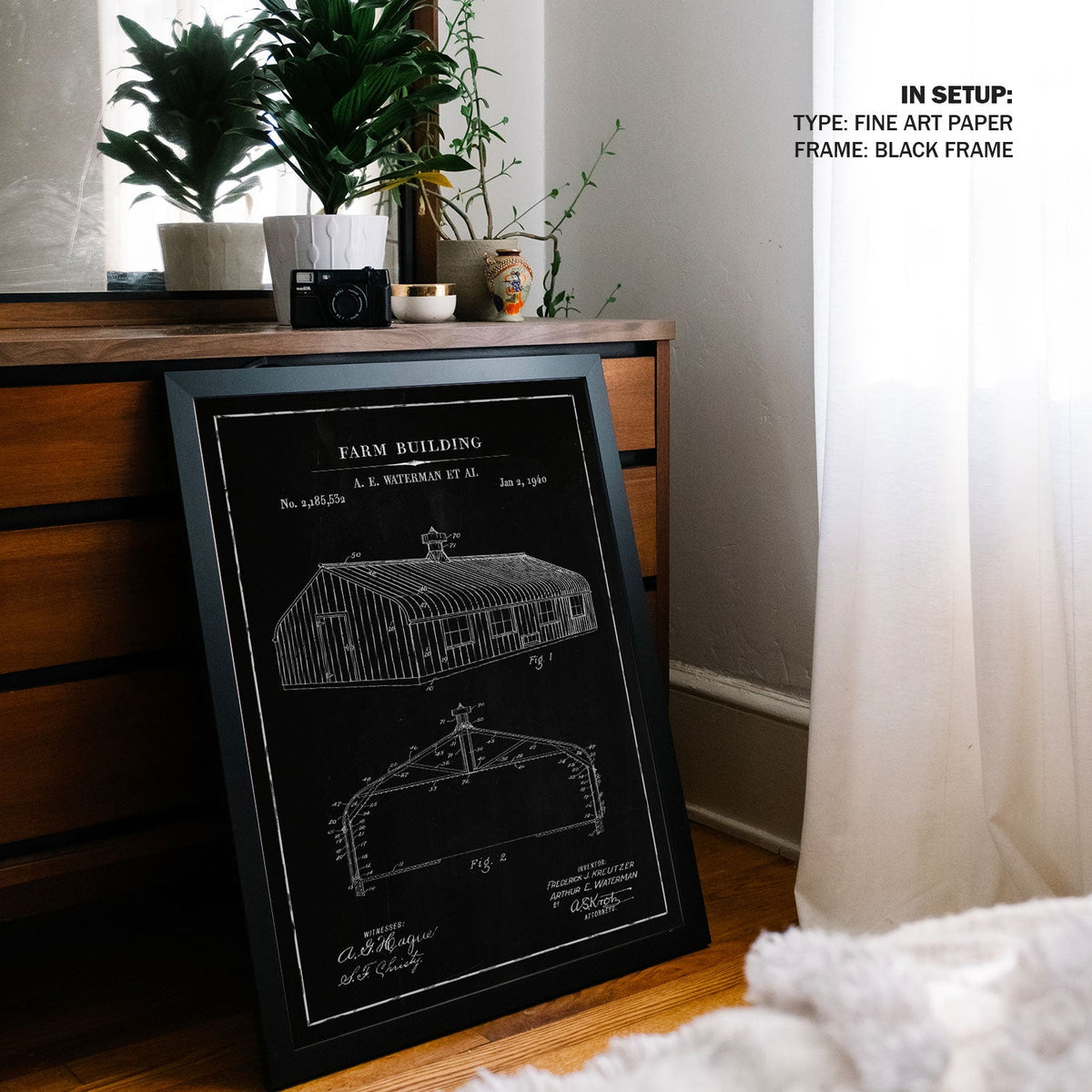 Chalk Farm Building, Blueprint Patent Art