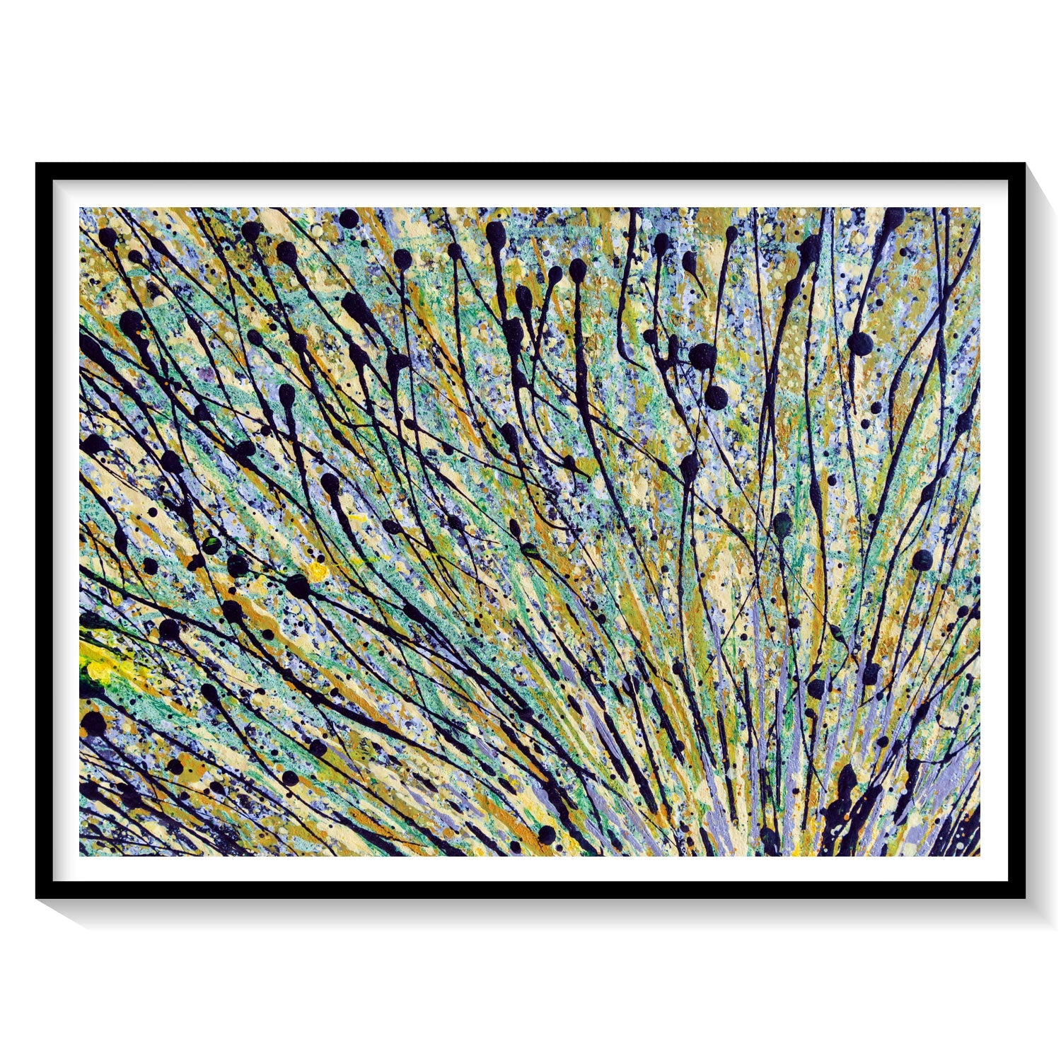 Buy Dripping Abstract Art Painting Online India at Best Price - Dessine Art