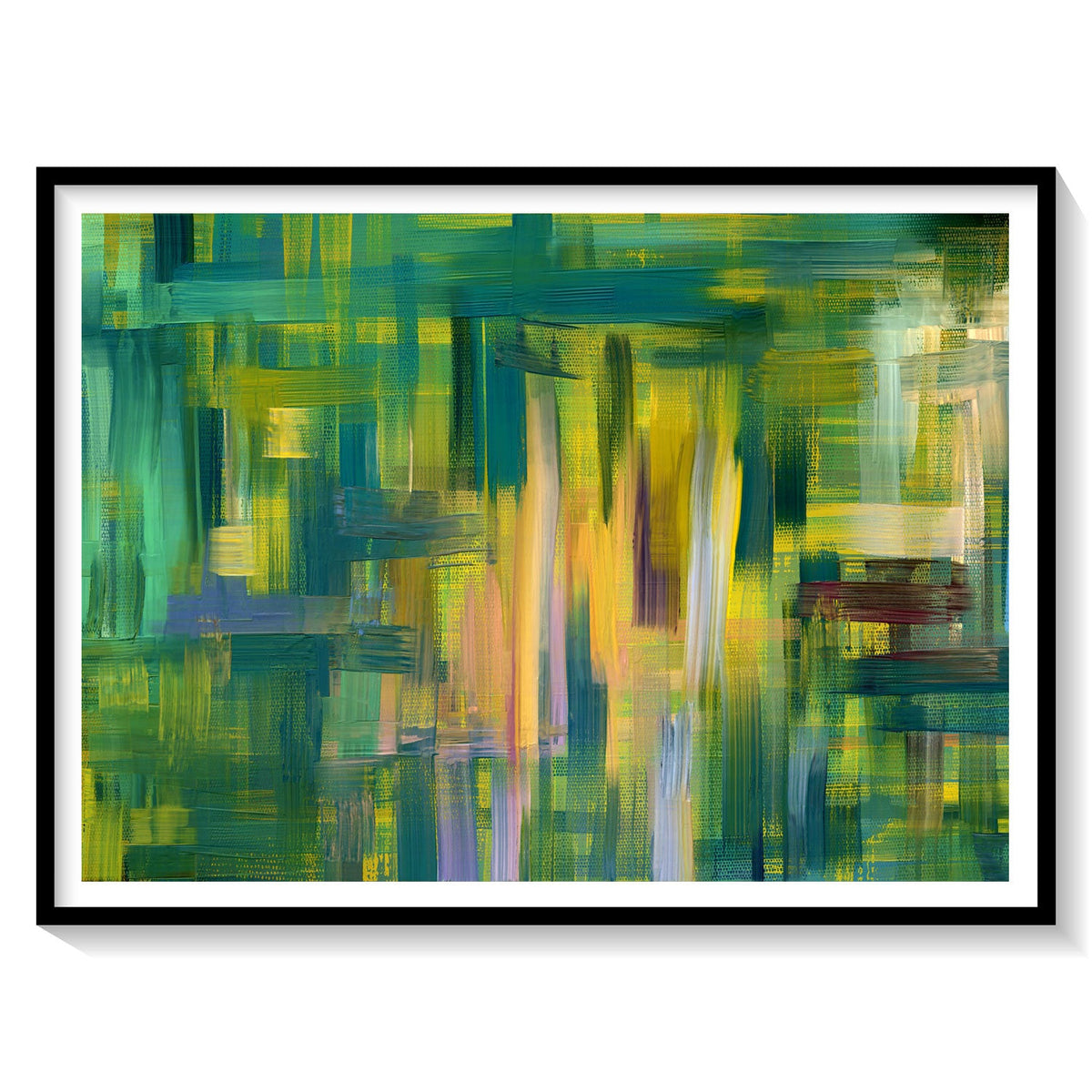 Buy Green Contemporary Abstract Online India at Best Price - Dessine Art