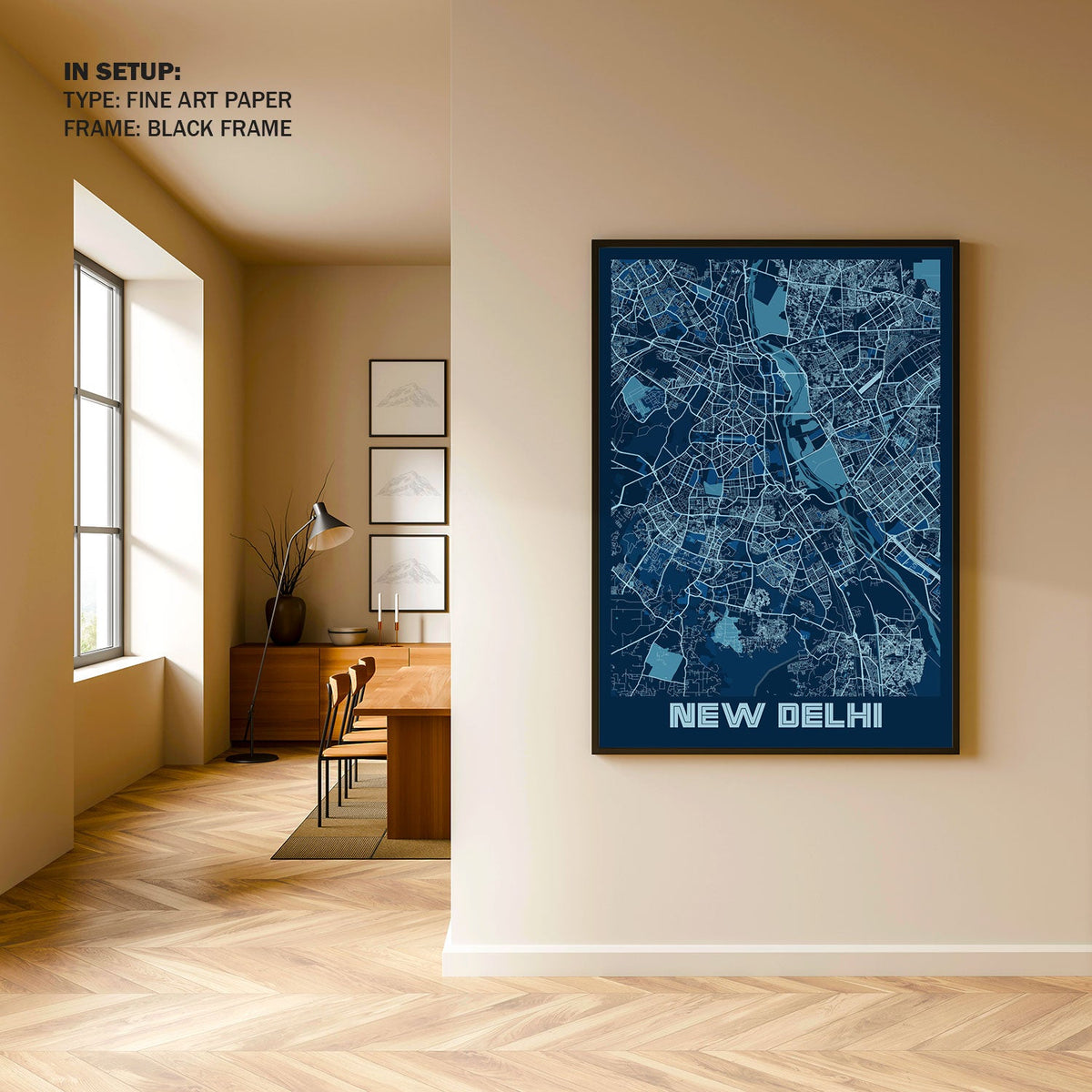 New Delhi-India City Map