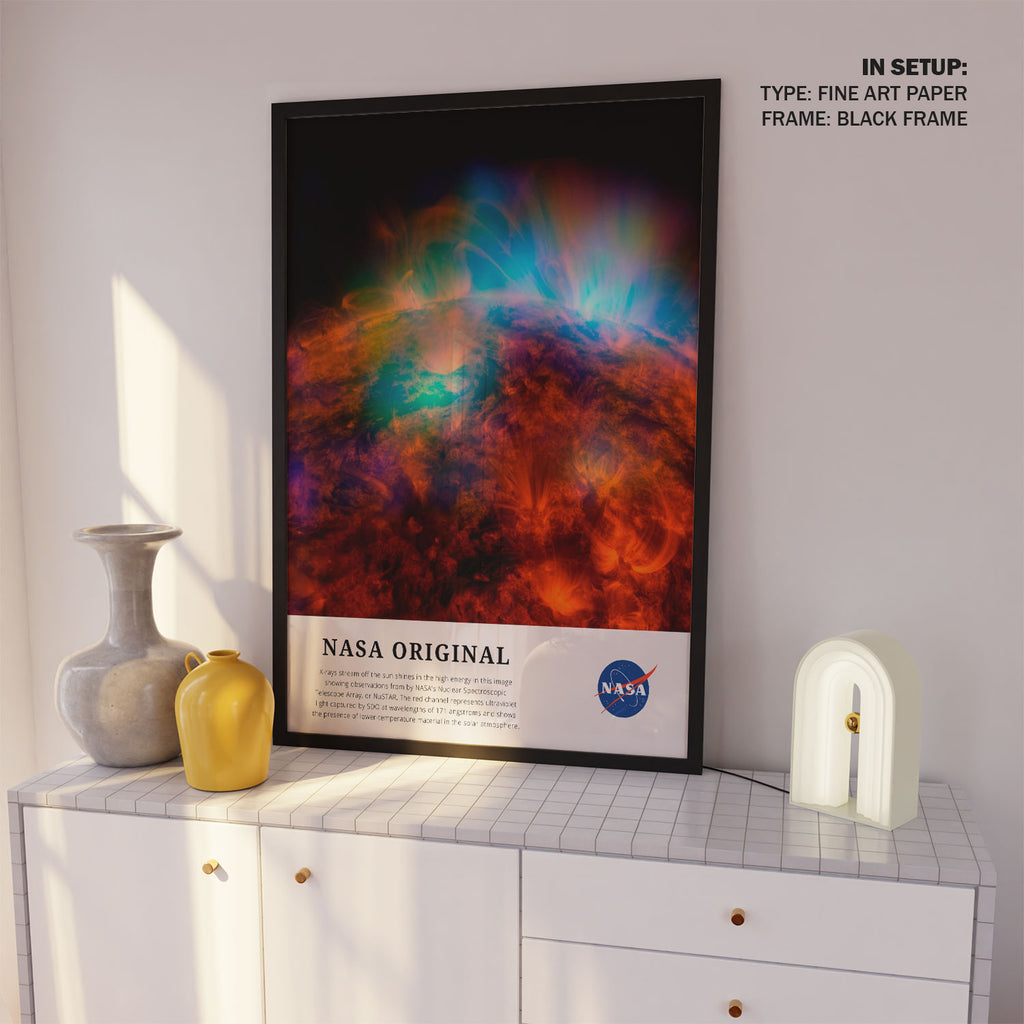 Sun Rays Zoomed, NASA Art Posters – Dessine Art