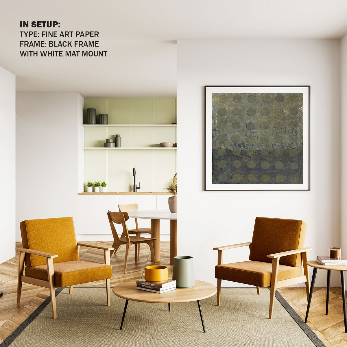 Abstract Circle Pattern Painting