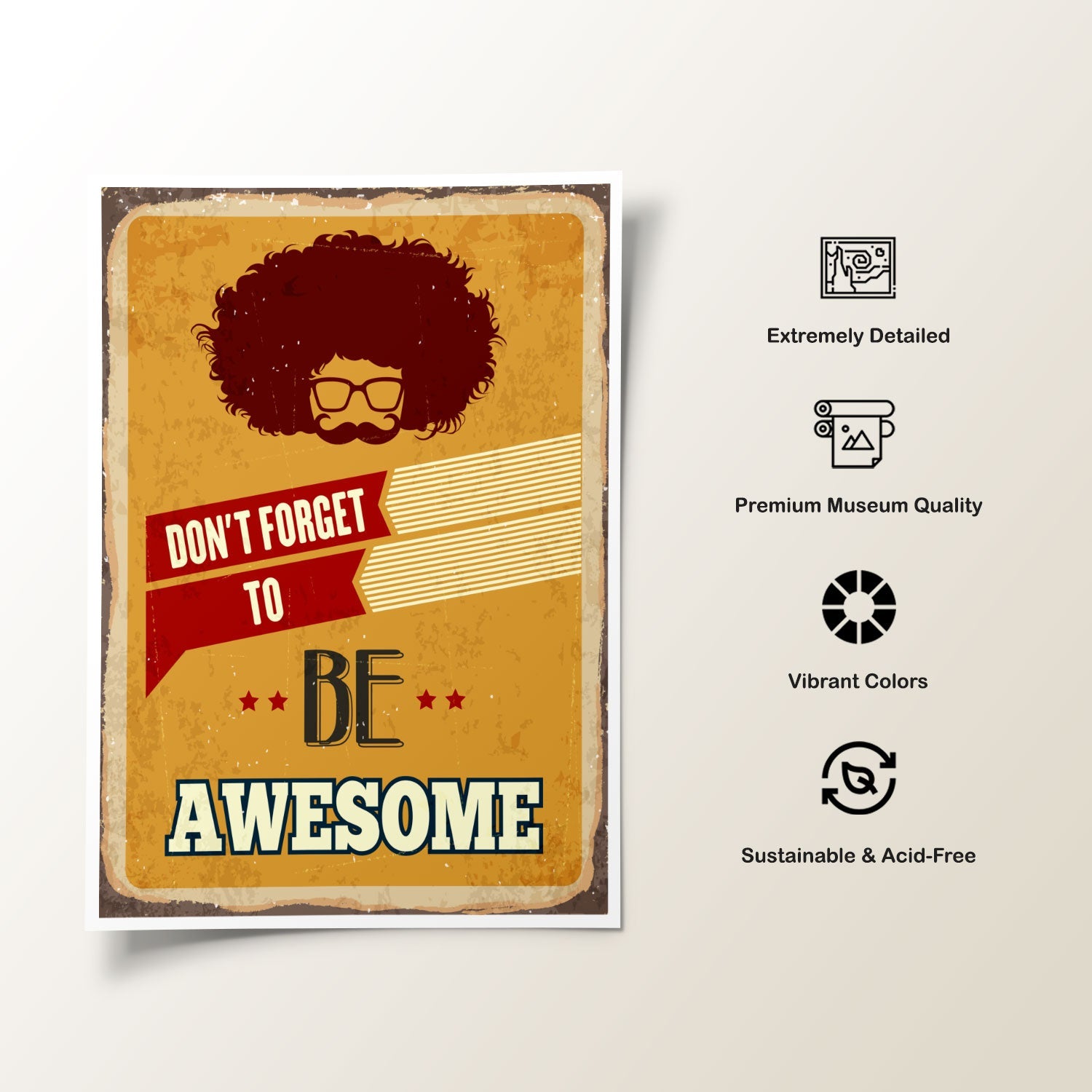 Buy Be Awesome Motivational Posters Online India at Best Price ...