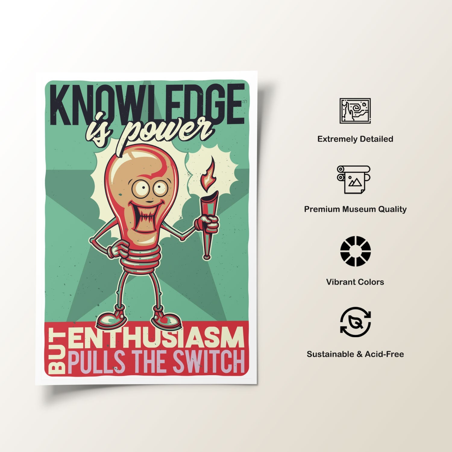 Knowledge Is Power Poster