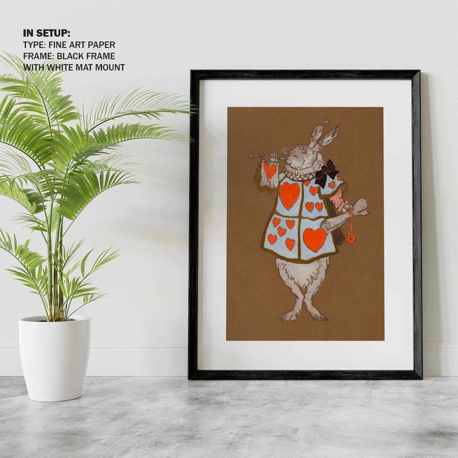 Buy Rabbit with Herald Costume by William Henderson Animal Painting ...