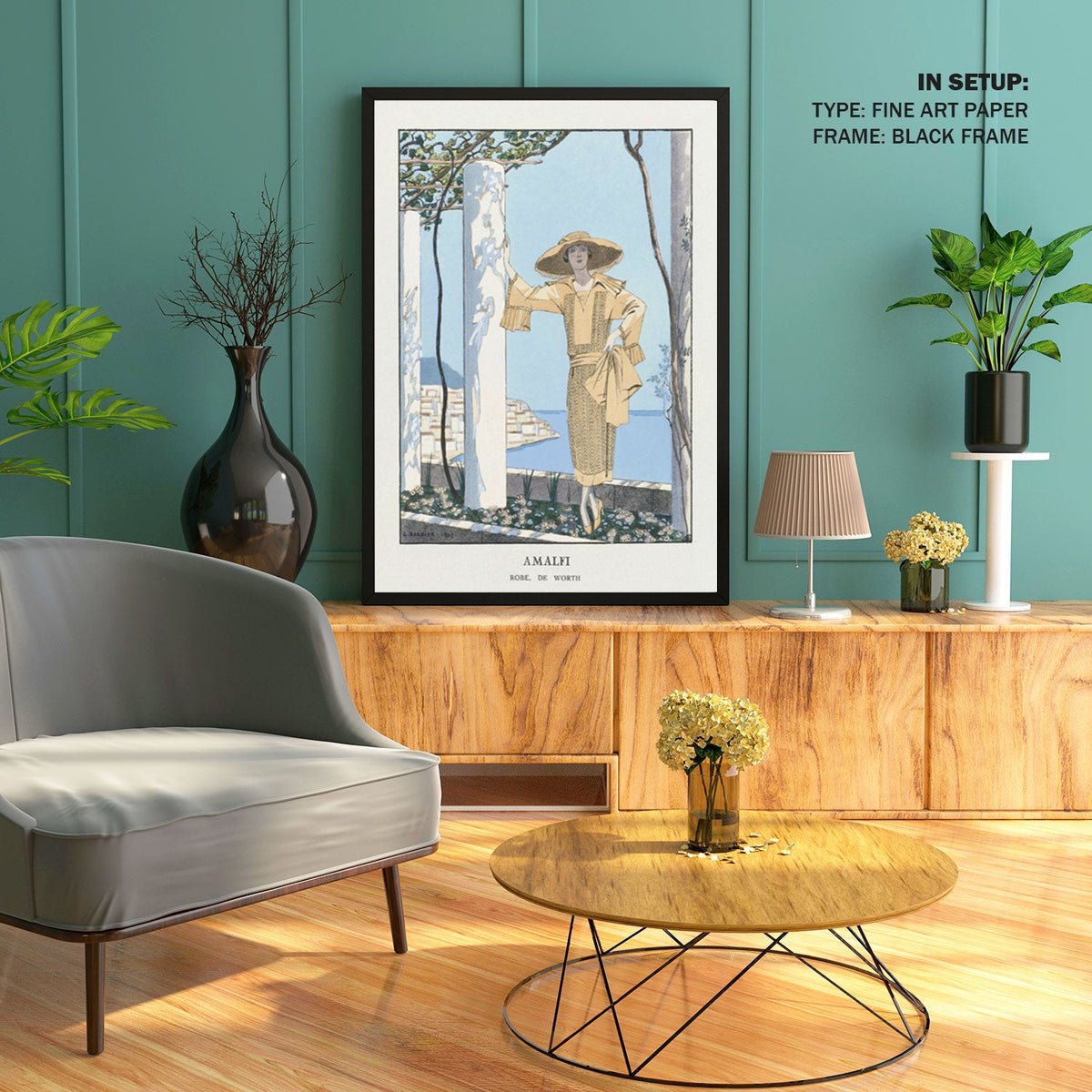 A palm beach, Fashion Poster